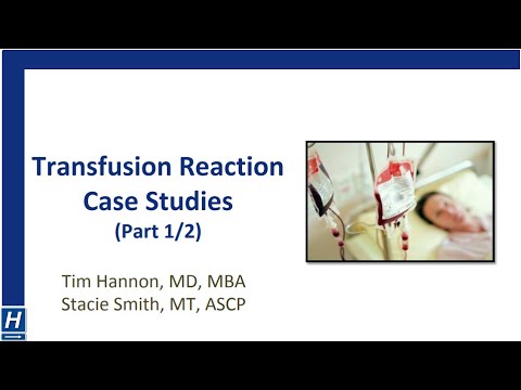 case study transfusion reaction