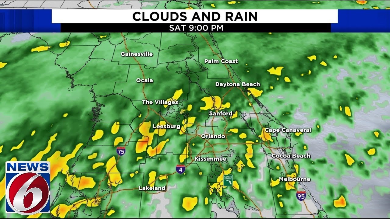 TIMELINE: A cold front brings scattered heavy rain to Central Florida ...