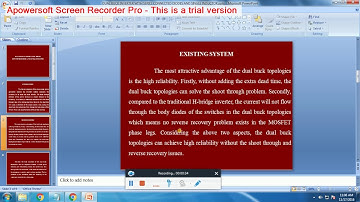 IEEE 2016-2017 POWER ELECTRONICS DUAL BUCK INVERTER WITH SERIES CONNECTED DIODES AND SINGLE INDUCTOR