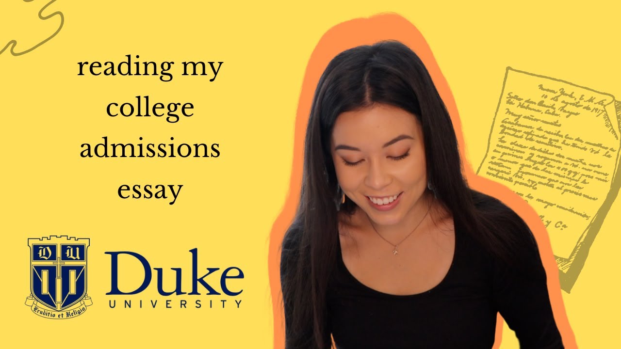 college essays that got into duke