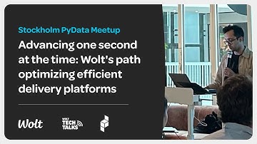 Stockholm PyData Meetup - Wolt