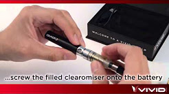 Vivid E Cigarette Starter Kit - How to use video