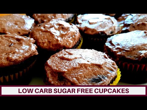 Low Carb Sugar Free Cupcakes