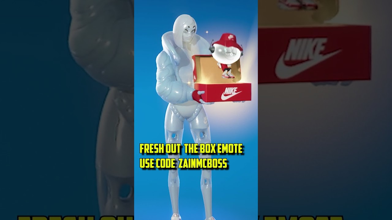 NEW EMOTE! | OUT OF BOX EMOTE  FORTNITE | #fortnite  #fortnitebattlepass #epicpartner #nike