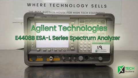 Agilent Technologies E4408B ESA-L Series Spectrum Analyzer