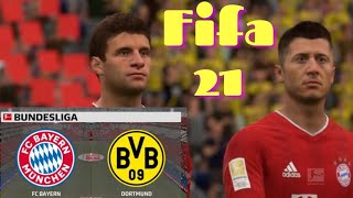 FIFA 21 - Bayern Munich vs. Borussia Dortmund Bundesliga - Bayern München vs Dortmund dramatic match