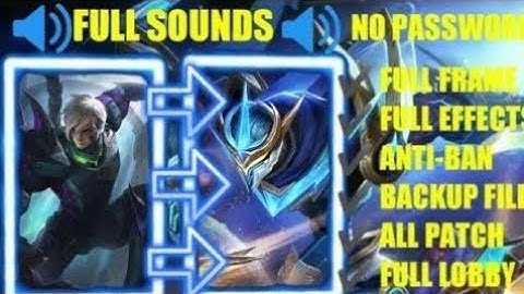 GUSION EPIC SKIN INTO LEGEND SKIN SCRIPT FIX BUG WITH LOGO AND BACKUP FILE FULL SOUNDS | NO PASSWORD