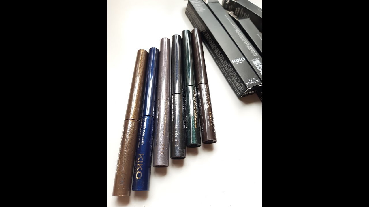 video KIKO Super Colour Waterproof Eyeliner