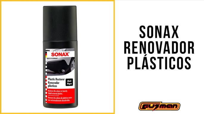 SONAX Plastic restorer black מחדש פלסטיק עם לכה על בסיס מים בצבע שחור 