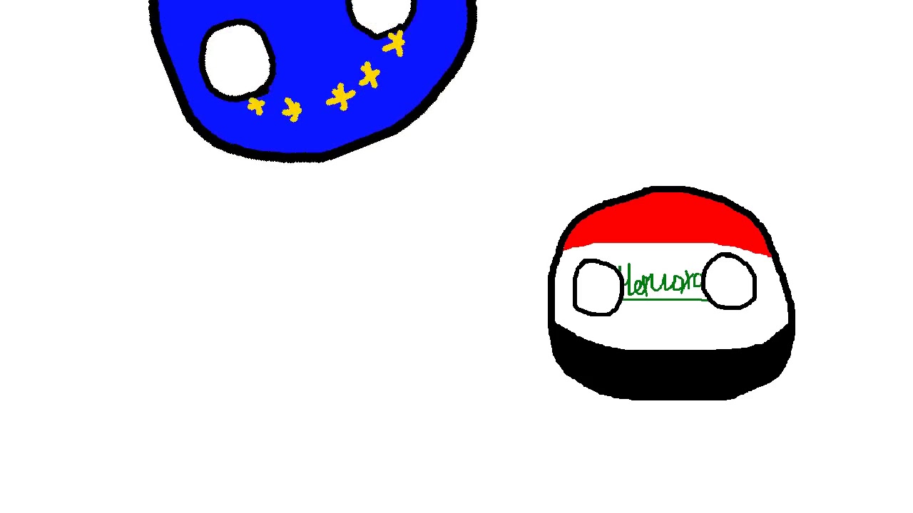 Как рисовать кантриболз в paint