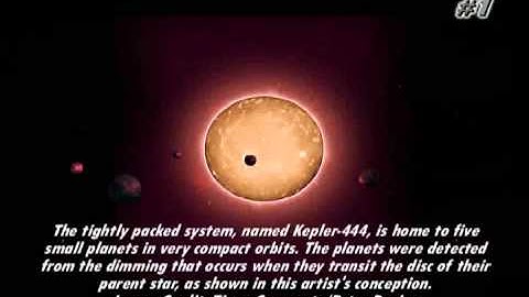 Kepler-444 - Nasa descobre sistema solar com cinco planetas pequenos