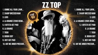 ZZ Top Greatest Hits 2024 - Pop Music Mix - Top 10 Hits Of All Time