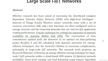 Energy Efficient Optimized Routing Technique With Distributed SDN AI to Large Scale I IoT Networks