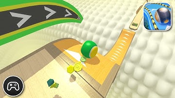 Action Balls: Gyrosphere Race - Gameplay Walkthrough Part 23 - Game Levels 80-81 (iOS, Android)