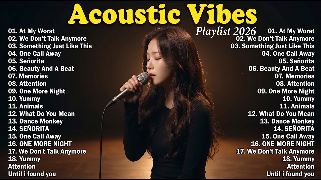 Relaxing Pop Vibes 2026 💕🎵 | Acoustic Love Song Covers | Trending TikTok Mix 2026
