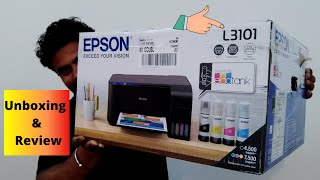 Epson Ecotank L3101 All-in-One Printer Unboxing and Installation in Hindi. #EpsonL3101.