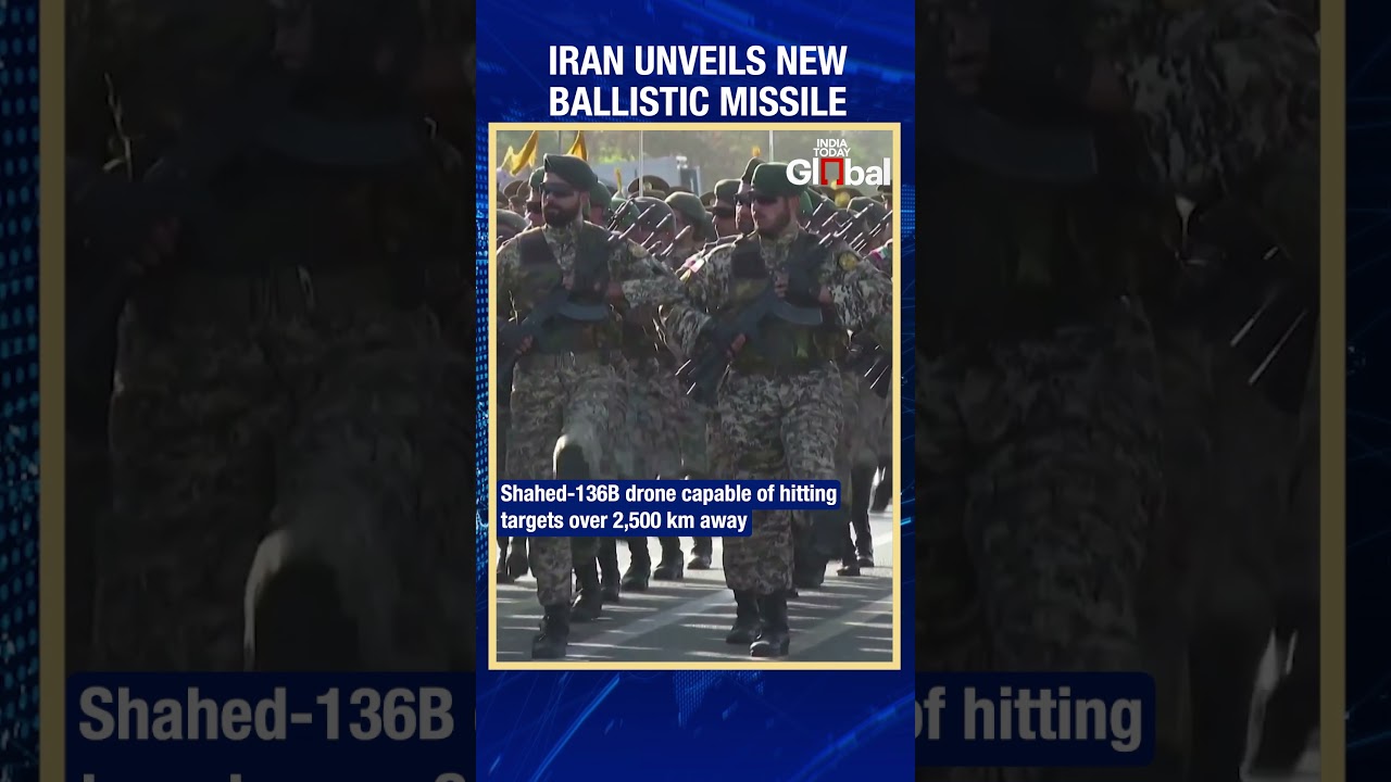 Iran Reveals Jahad Missile & Shahed-136B Drone During Military Parade | India Today Global