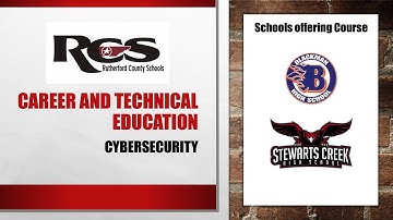 RC Schools CTE Career Pathway - Cybersecurity