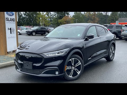 2021 Mustang Mach-E Select 68kwh standard Range Battery RWD Review | Island Ford
