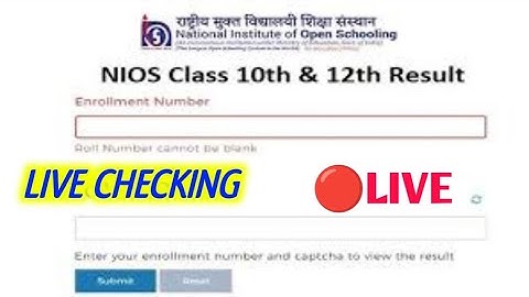 NIOS October 2022 Exam Results. #nios #niosresultsnews #niosoctober2022