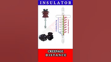 CREEPAGE DISTANCE #what is creepage distance ? #creepagedistance #insulator #insulatorshapes