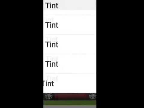 Window Tint Simulator Car