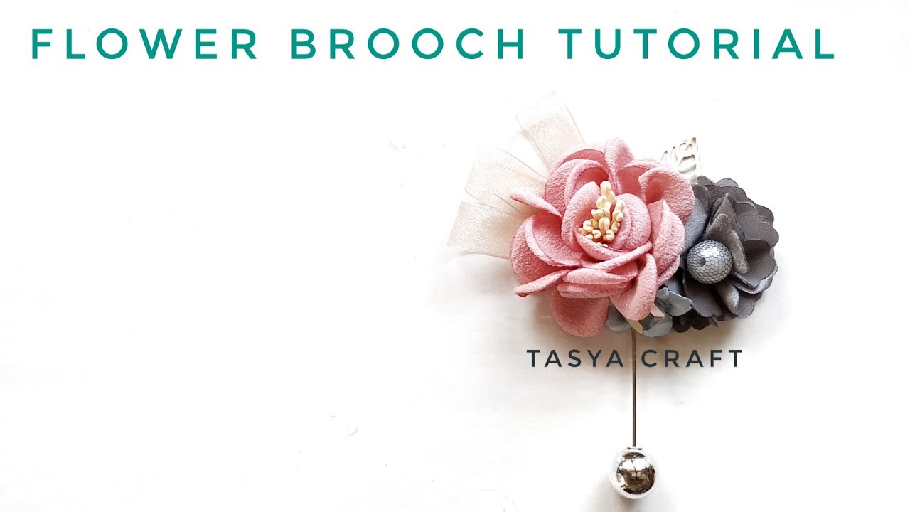 Brooch Handmade Tutorial 7 YouTube