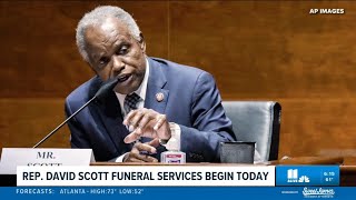 Public memorial today for Congressman David Scott
