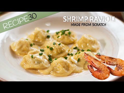 These shrimp ravioli will make you think youre in a Michelin star restaurant