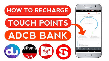 How To Recharge Adcb Touchpoints | Adcb Touchpoint Recharge