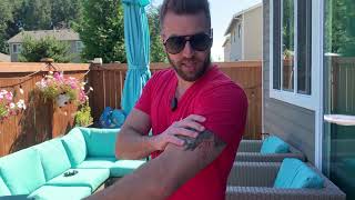 INTO THE AM Premium V Neck T Shirts for Men - Modern Fitted Tees S - 2XL Vneck Undershirts