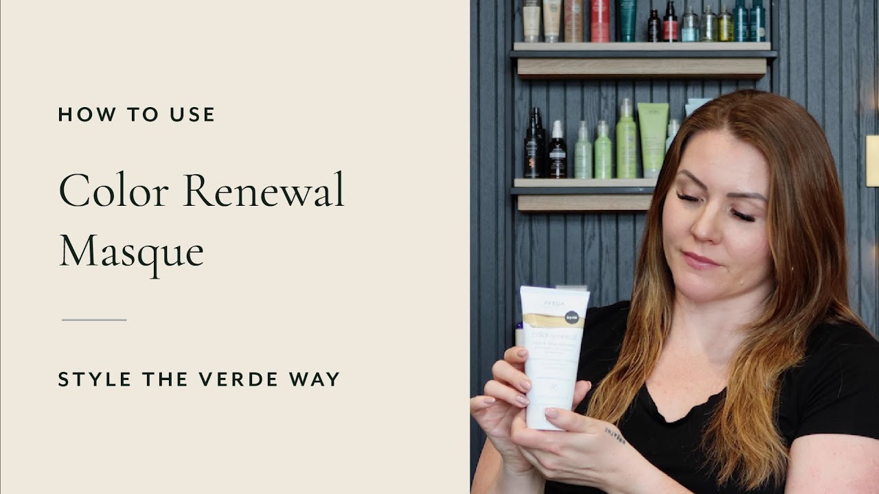 How To Use Aveda's Color Renewal Masque | Style The Verde Way