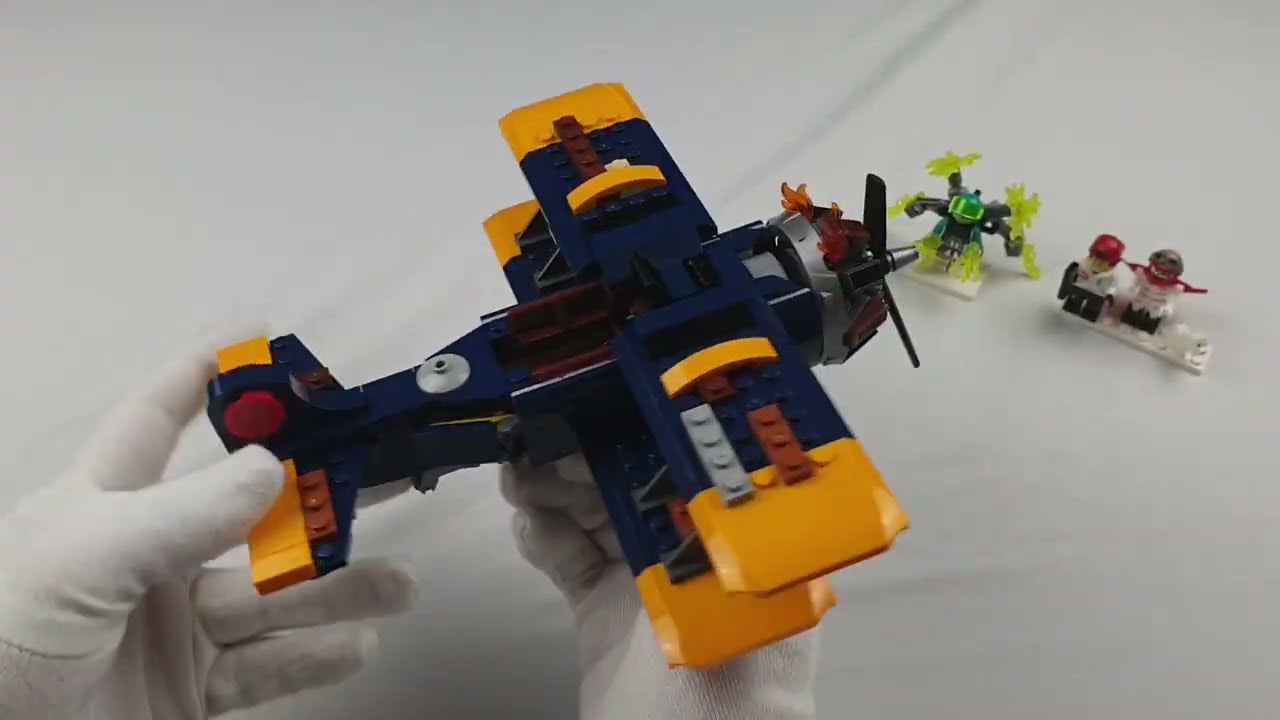 Modify the SetN38 70429 Lego El Fuego's Stunt Plane Step1