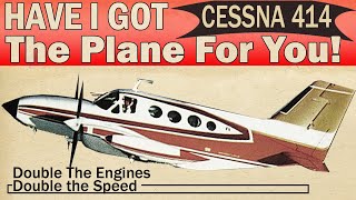 Vintage Aircraft Ad:07 - Cessna 414