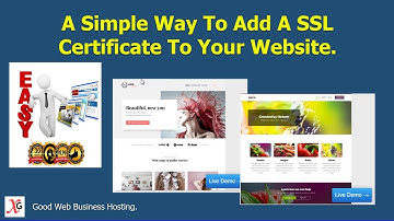 Add An SSL Certificate To Your Website | Good Web Business Hosting