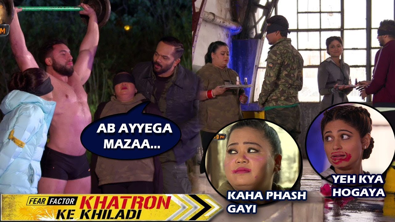 Khatron Ke Khiladi 9: Rohit Shetty's Fun Task To Harsh & Punit Made Bharti & Shamita looked In Mess