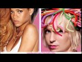 Sia ft. Rihanna (mashup) - Diamonds lyrics / Chandelier music