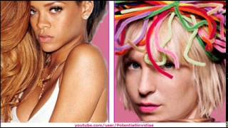 Sia ft. Rihanna (mashup) - Diamonds lyrics / Chandelier music