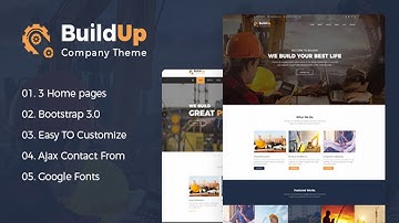 Buildup - Construction Agency HTML Template | Themeforest Website Templates and Themes
