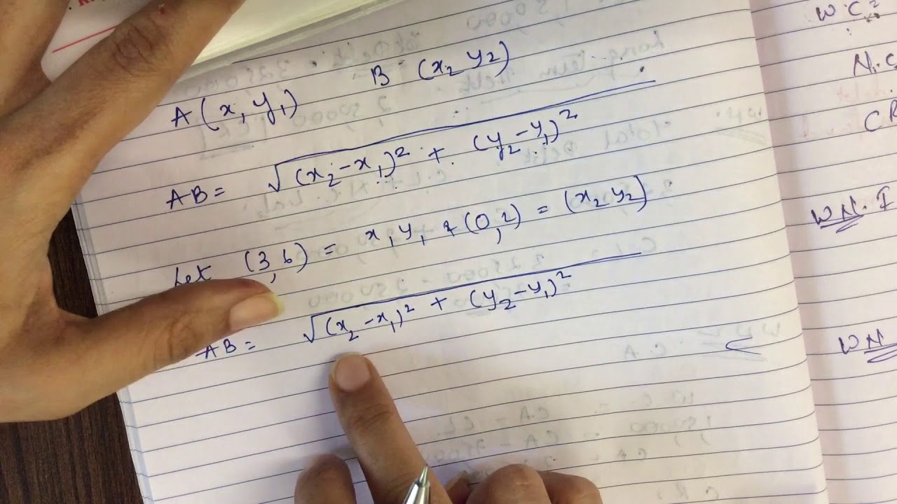 Vidya tutorials distance formula basics - YouTube