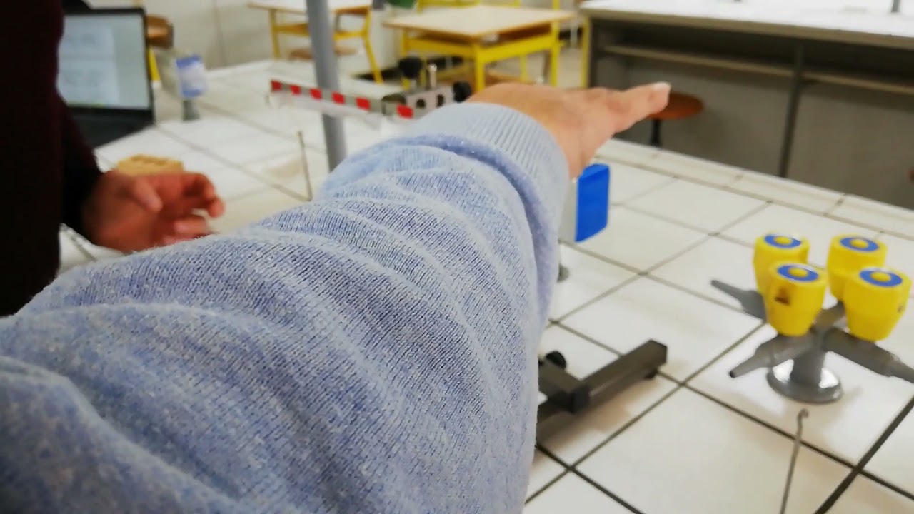 Esperienza laboratorio di Fisica -l'equilibrio del momento
