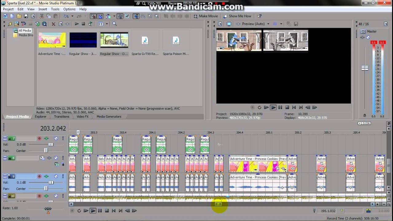 My Work At Sony Vegas Movie Studio Platinum 12 Hd Youtube