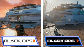 Call of Duty Black Ops 7 vs Black Ops 2 | Hijacked Map Remake Comparison