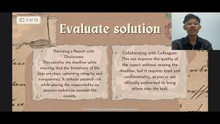 Presentation Case Study (Case 10) DPA 50173 Professional Ethics