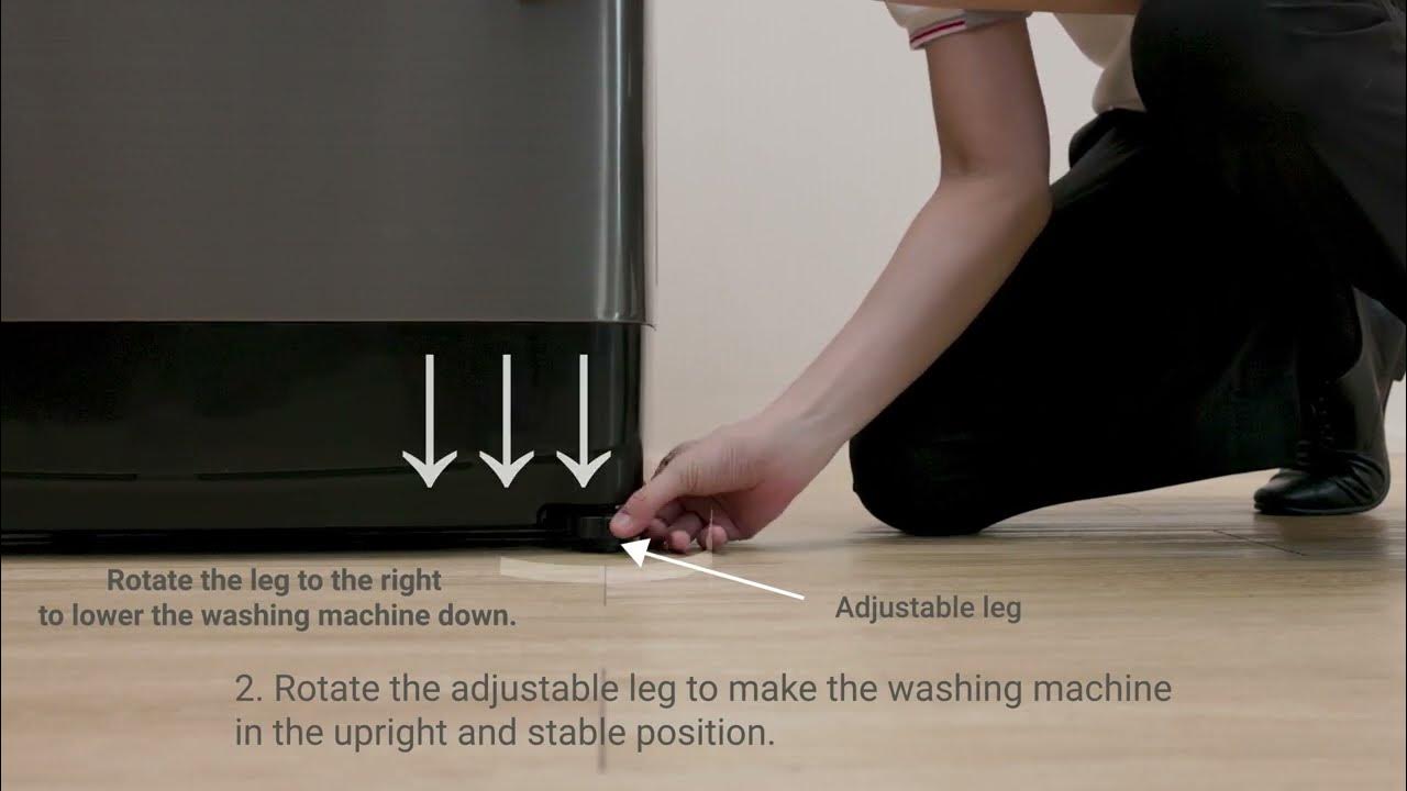 How to level your Washing Machine YouTube