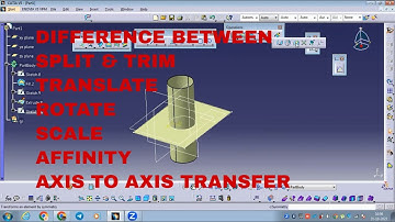 Mastering Advanced CATIA Surfacing Technique: DIFFERENCE Between split & Trim #3 #catia #surfacing