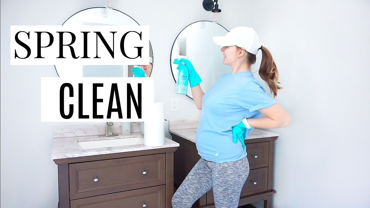 SPRING CLEANING MY BATHROOM | Galina Fed