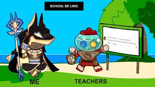 School Be Like Goat Talking To Clueless Cat Meme Cookie Run Kingdom Animation