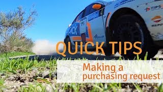 alpscontrols.com Quick Tips - Making a purchasing request