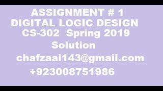 Cs302 Assignment # 1 solution spring 2019